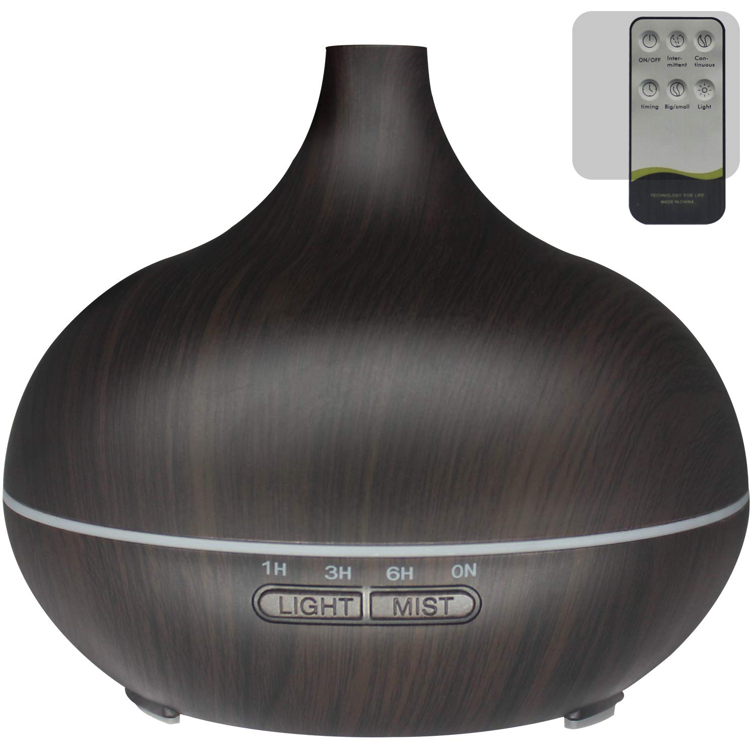 This link is obsolete rs Ultrasonic Humidifier Portable Aromatherapy Diffuser with Cool Mist with 4 Timer 7 Color LED Lights Aroma Diffuser, Waterless Auto off Air Purifiers(Brown)