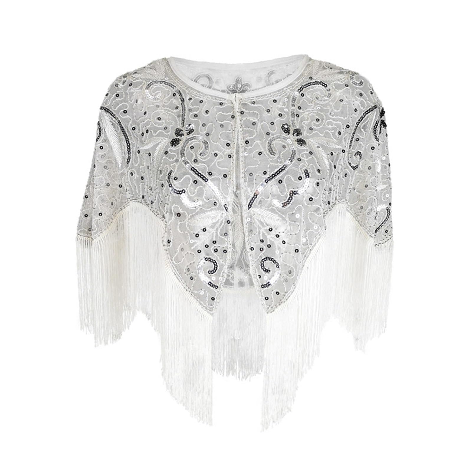 Châle en sequins pour mariage et grande soirée chic - 8