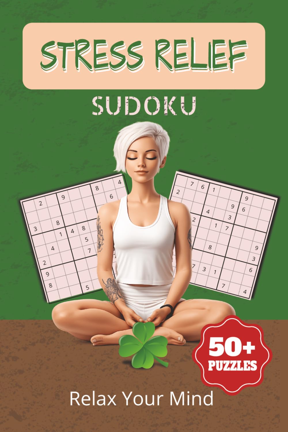 Stress Relief Word Search Puzzle Book: Sudoku Puzzles for Stress Relief| Help calm the Mind, Relax and Focus|6x9 Inches,110 Pages|50+ Puzzles| ... generate me an amazon product description
