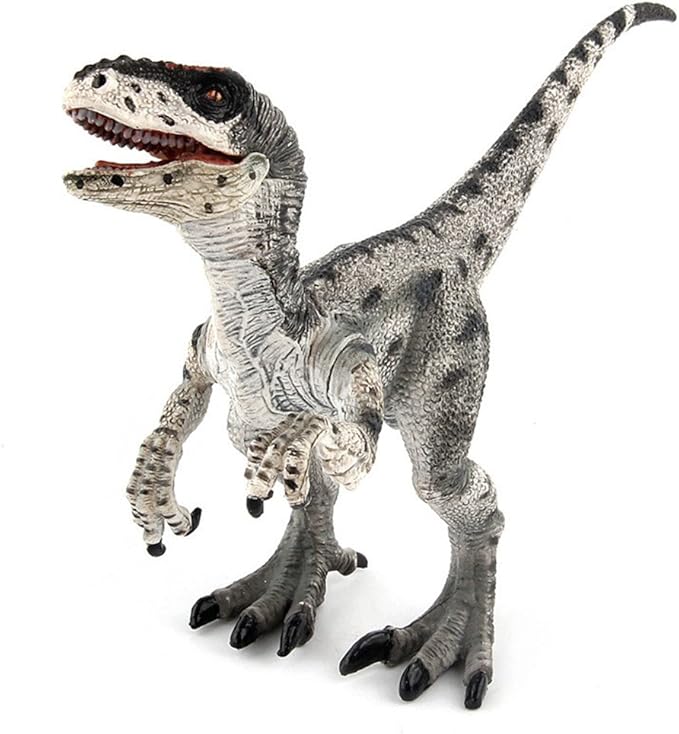 Gemini&Genius Velociraptor Dinosaur Toys with Movable Jaw, Raptor ...