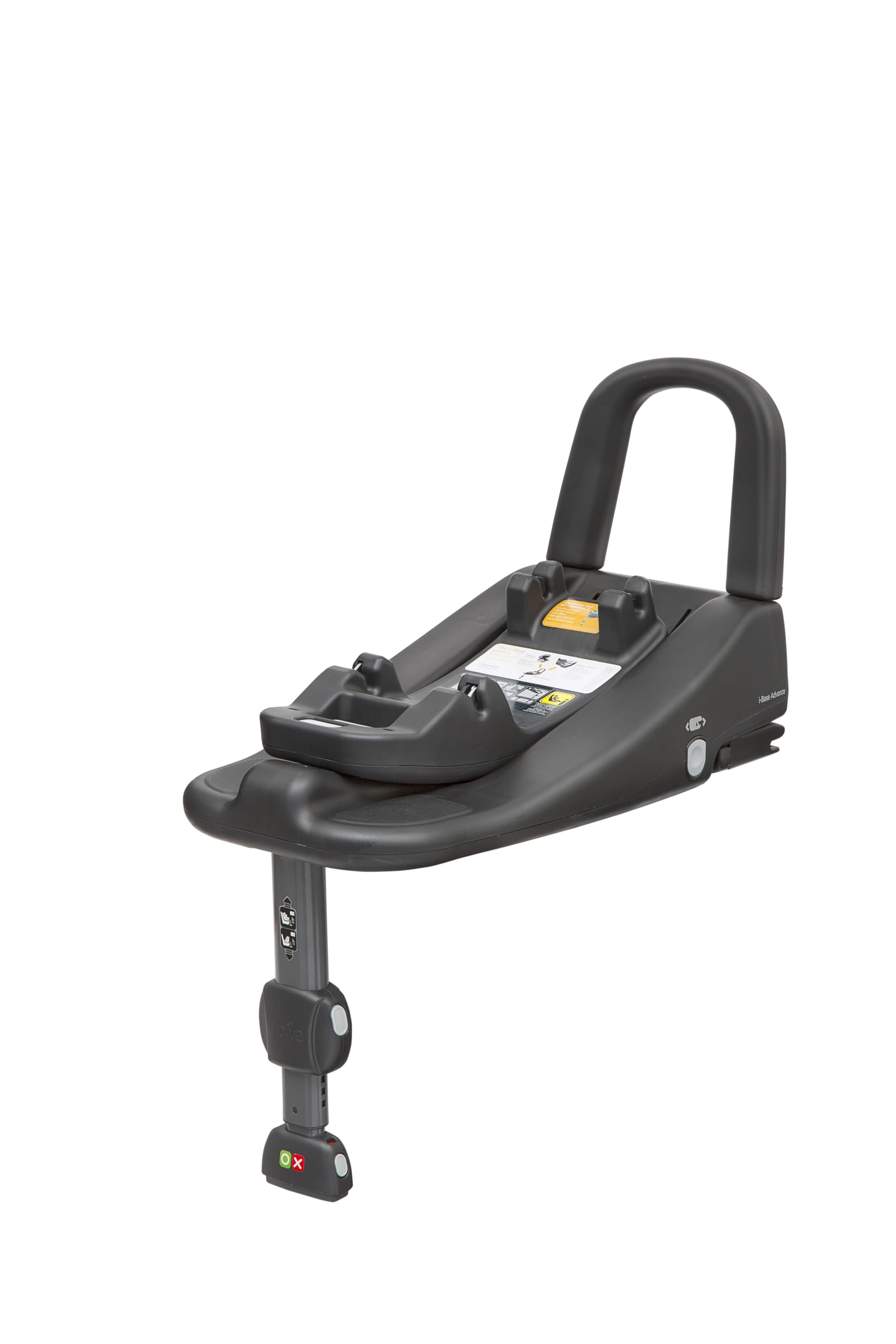 Joie i-Base™ Advance R129 Kindersitzbasis, i-Size, 10-fach verstellbares ISOFIX, Farbindikatoren, 7 Liegepositionen – Geburt bis 4 Jahre (40–105 cm), Farbe Black