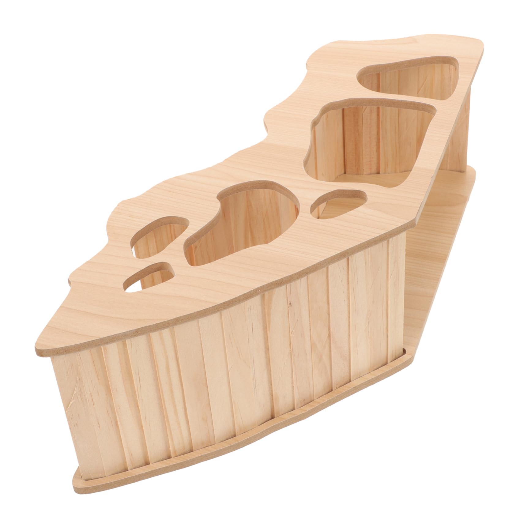 Yardwe 3 Casette in Legno Per Criceti Porcellini Dindia Nascondigli in Legno Per Piccoli Animali