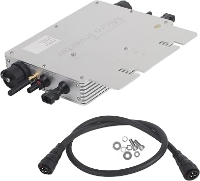 Micro Inverter, Solar Grid Tie Inverter Wifi Control Automatic Identification Inverter Solar Grid Tie Microinverter Growatt Inverter 120/ 700W