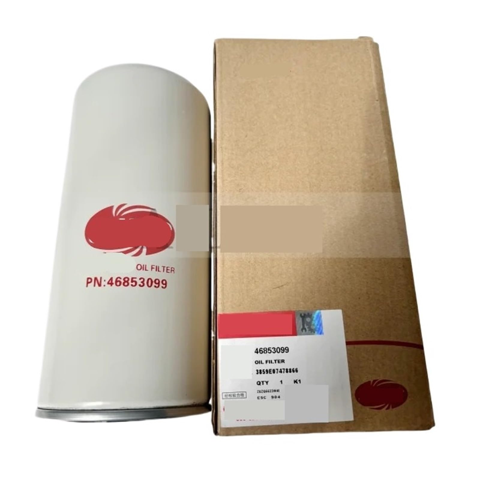 Cleufwko One Color 1Pcs 54672654 46853099 39907175 Oil Filter Fit For V22/37 Screw Air Compressor Oil Filter(54672654)