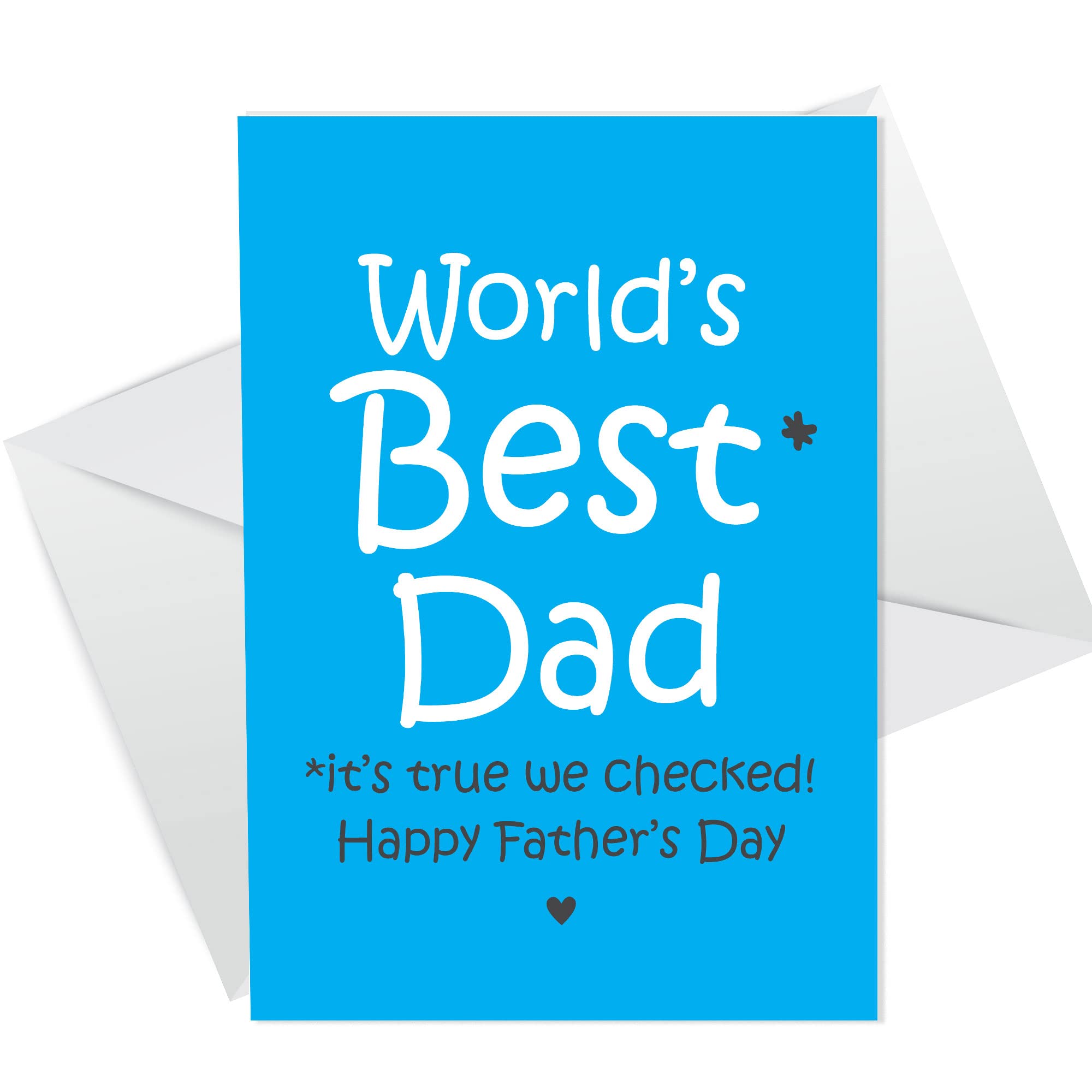 RED OCEAN Funny Fathers Day Cards Greetings Card Card For Dad From Daughter Son Humour Card For Him