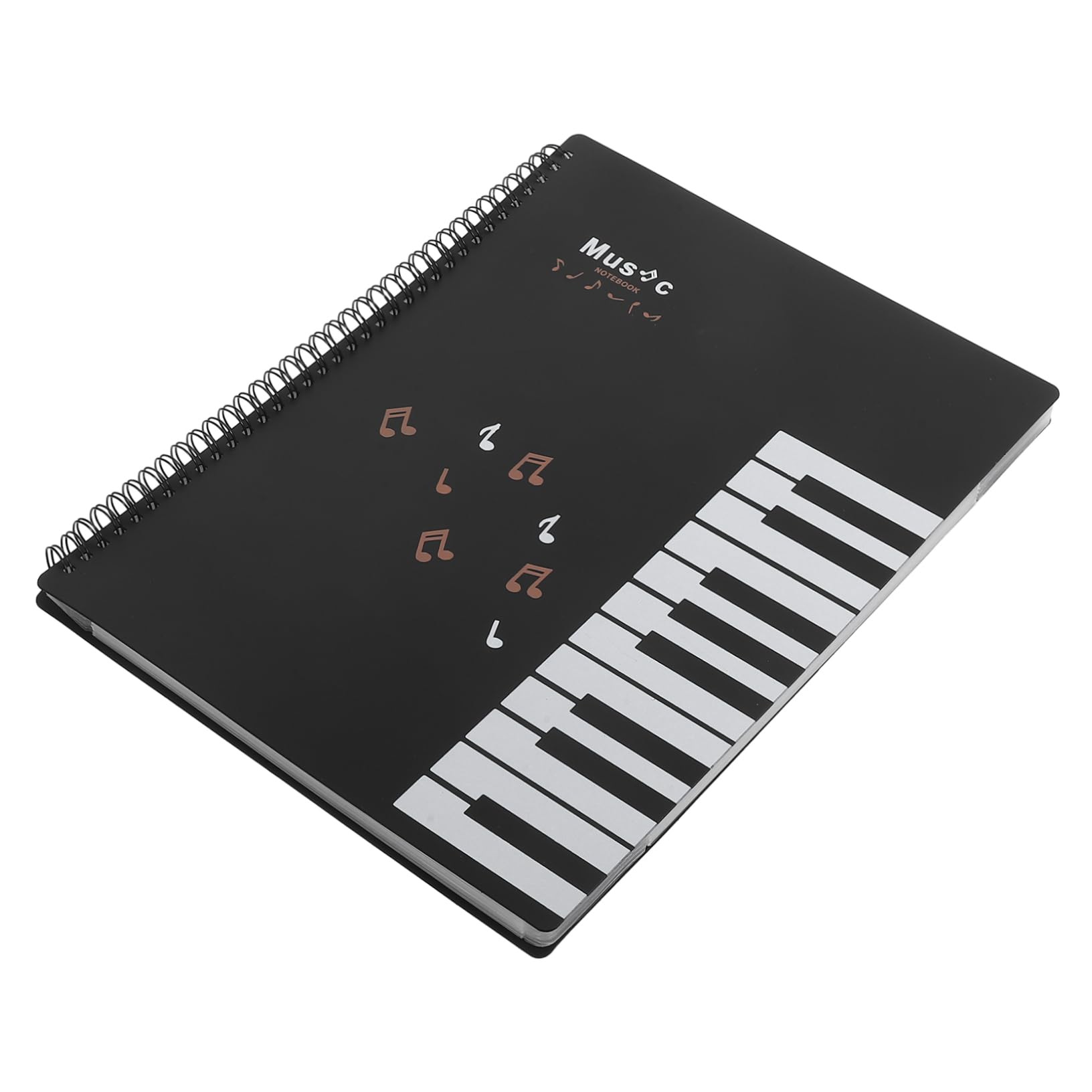 Uonlytech Adjustable Music Sheet Folder for Piano Guitar Violin 20-Page Music Sheet Protector with Note Annotation Design for Concerts and Practice Sessions