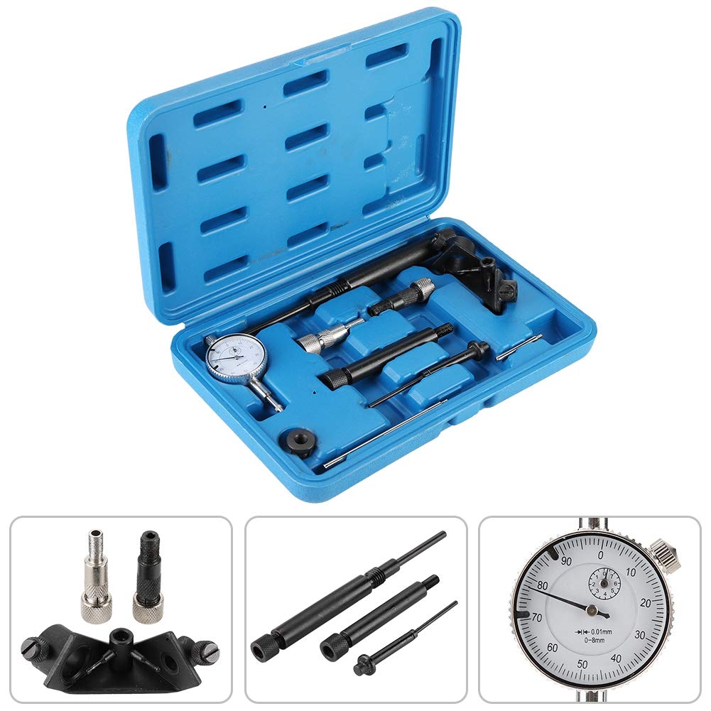 Cocoarm Kit d'Outils de Synchronisation pour Pompe à Injection, avec Boîtier en Plastique Robuste, Outil de Calage et Réglage
