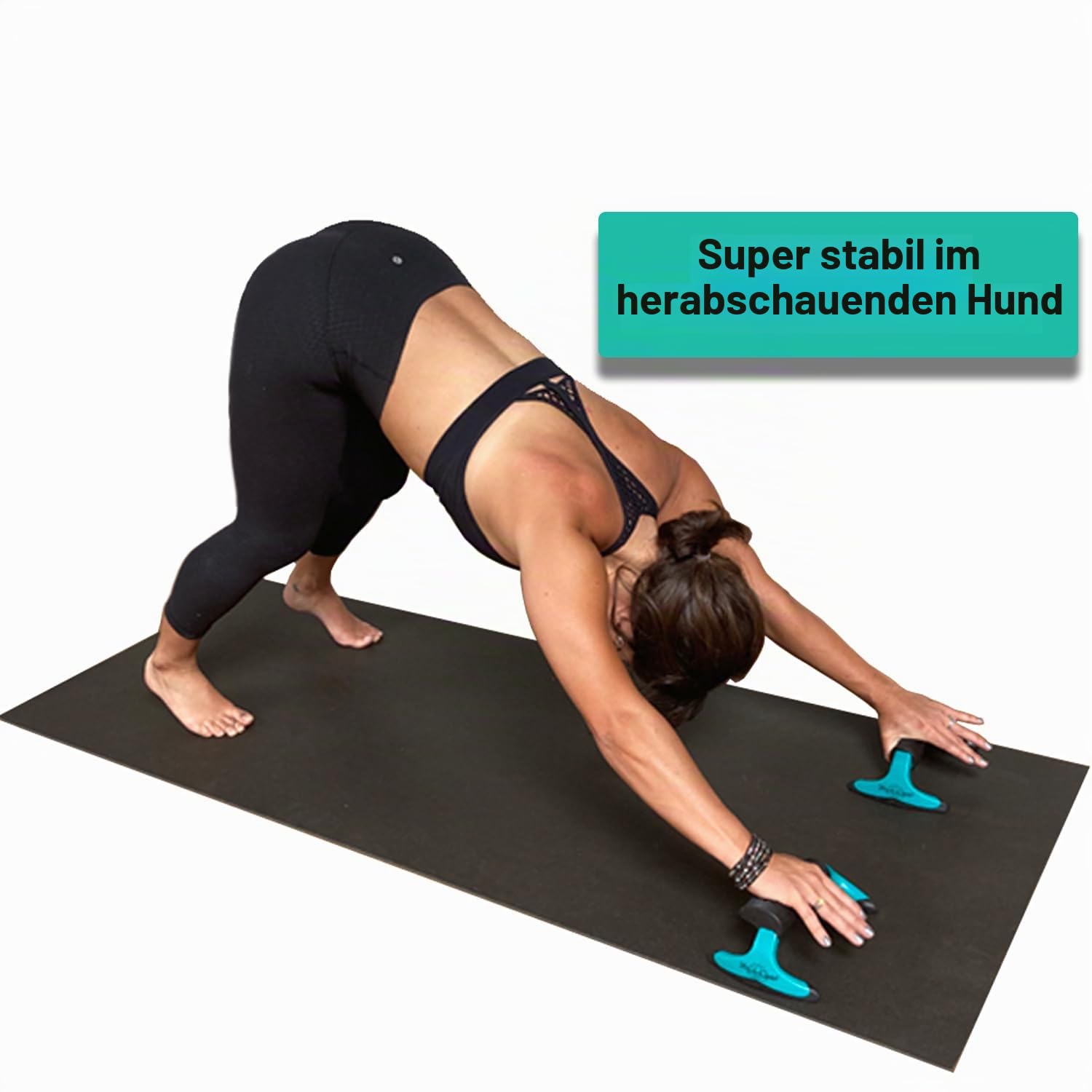 Hochleistungs-Yoga-Blöcke für Komfort am Handgelenk, Unterstützung und Ausrichtung, um Handgelenkschmerzen zu beseitigen – hervorragend für fortgeschrittene und grundlegende Posen, Balance