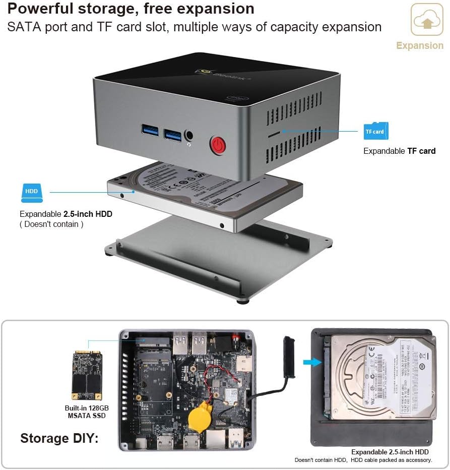 Prоduсt Dеаl Mini PC Beelink J45 Windows 10, Intel Apollo Lake J4205 Processor 8G/128GB M.2 SSD, Supports 2.5'' HDD & SSD/4K/Dual HDMI/Dual WiFi/Gigabit Ethernet/Fan Flаѕh Dеаlѕ - 50% оƒƒ Mini PC Beelink J45 Windows 10, Intel Apollo Lake J4205 Processor 8G/128GB M.2 SSD, Supports 2.5'' HDD & SSD/4K/Dual HDMI/Dual WiFi/Gigabit Ethernet/Fan