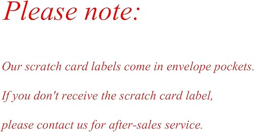 Miniatura 8 de 1 pieza de tarjeta de rascar con boleto dorado y sobre, tarjeta de rascar y revelar sorpresa para escribir tu propio mensaje especial para