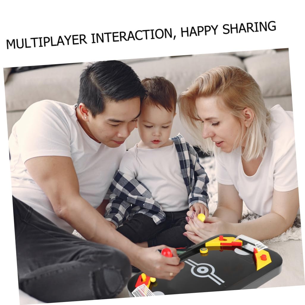 Gioco da Tavolo Hockey 2 in 1 Mini per Bambini in Plastico