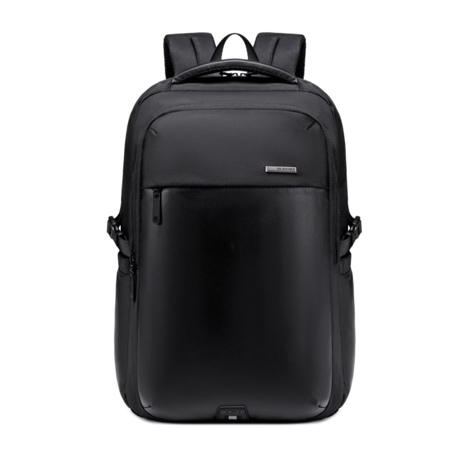 Laptop Backpack for Men 18L Sleek 15.6-inch Office Laptop Bag Water-resistant Padded Backpack with Hidden Back Pocket, Casual Daypack for Travel Business Daily Use,Black-image-42