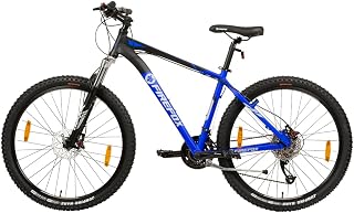 FIREFOX Charger 27.5D 27 Speed Bicycle for Mens | Front Suspension | Alloy Frame | 98% Assembled Cycle | Color - Black/Blue Price In India