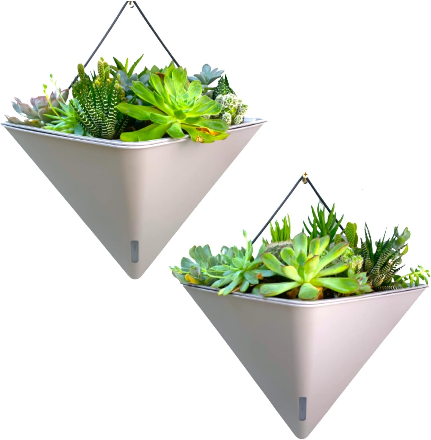 LaLaGreen Succulent Wall Planters 2 Pack, 12 Inch Large