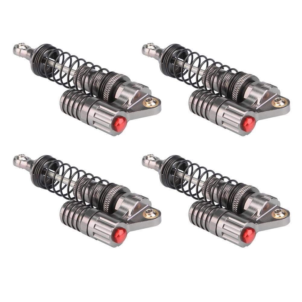 Amortiguadores RC de 4 Piezas, muelles de Alta Resistencia para Coche de Oruga Axial, SCX10, D90, RC - Diseño Optimizado para Mejor Estabilidad y Rendimiento en Modelos RC