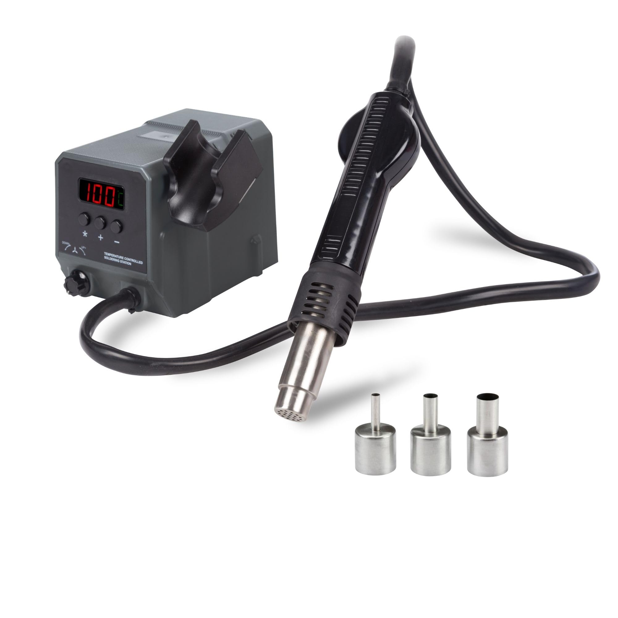 Velleman Estación de soldadura, para componentes CMS, multifunción, 300 W, 100-500 ° C, gris