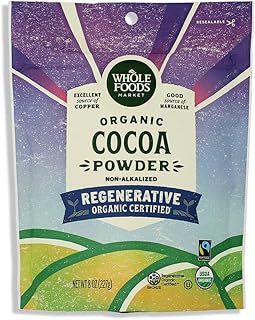 WHOLE FOODS MARKET REGENERATIVE ORGANIC COCOA POWDER, 8 OZ