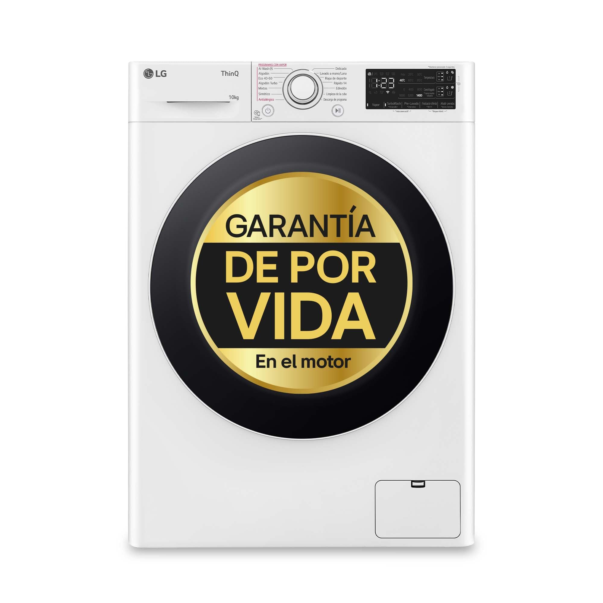 LG F1P1CY2T - Lavadora Inverter direct Drive, 17 kg, A++, 1100 rpm, serie XXX, color inox antihuellas — view 28