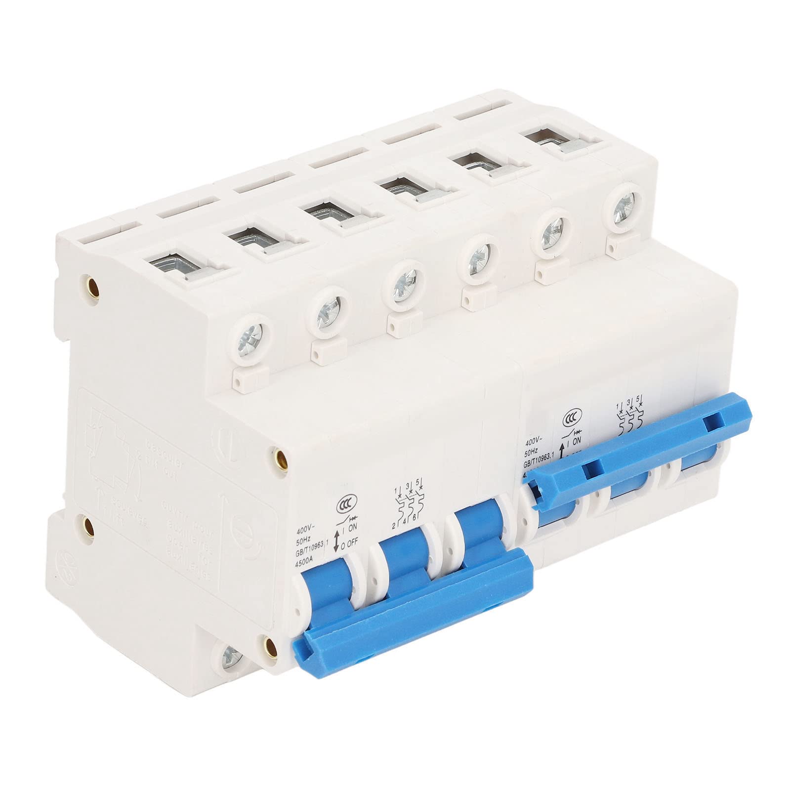 Commutateur de transfert interlock 4500A AC400V double disjoncteur de puissance PVC 25V
