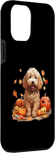Miniatura 3 de Funda para iPhone 12 Pro Max Goldendoodle Halloween linda y espeluznante Doodle Dog Case