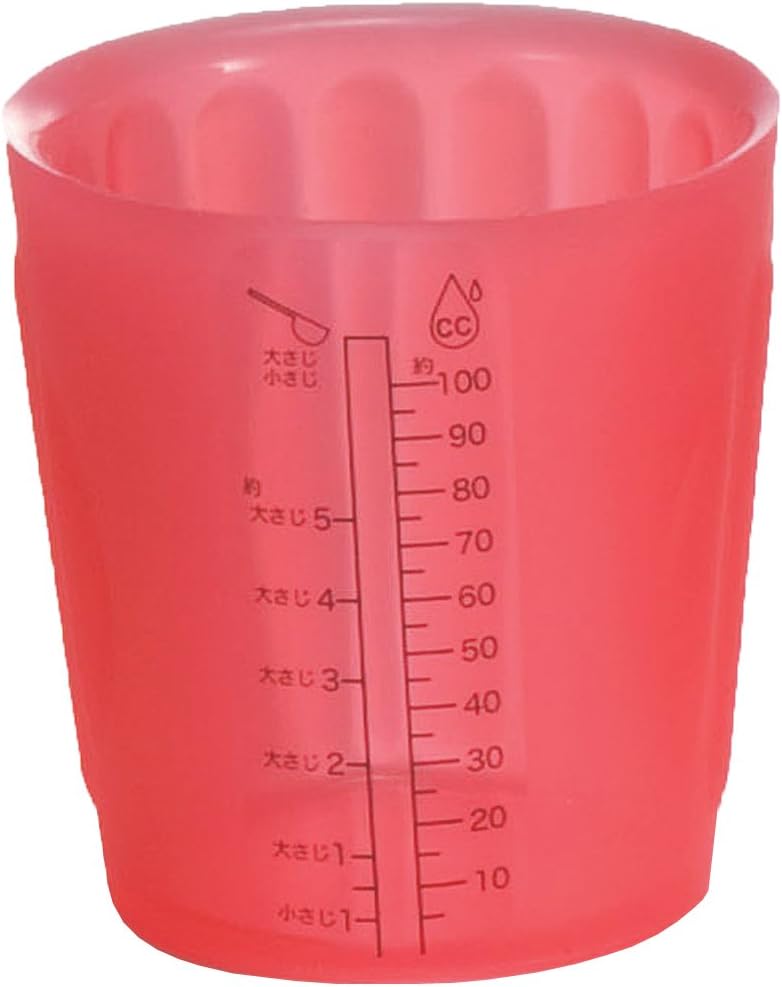 Amazon Co Jp ワールドクリエイト Viv メジャーカップ シリコン 100cc S レッド ホーム キッチン