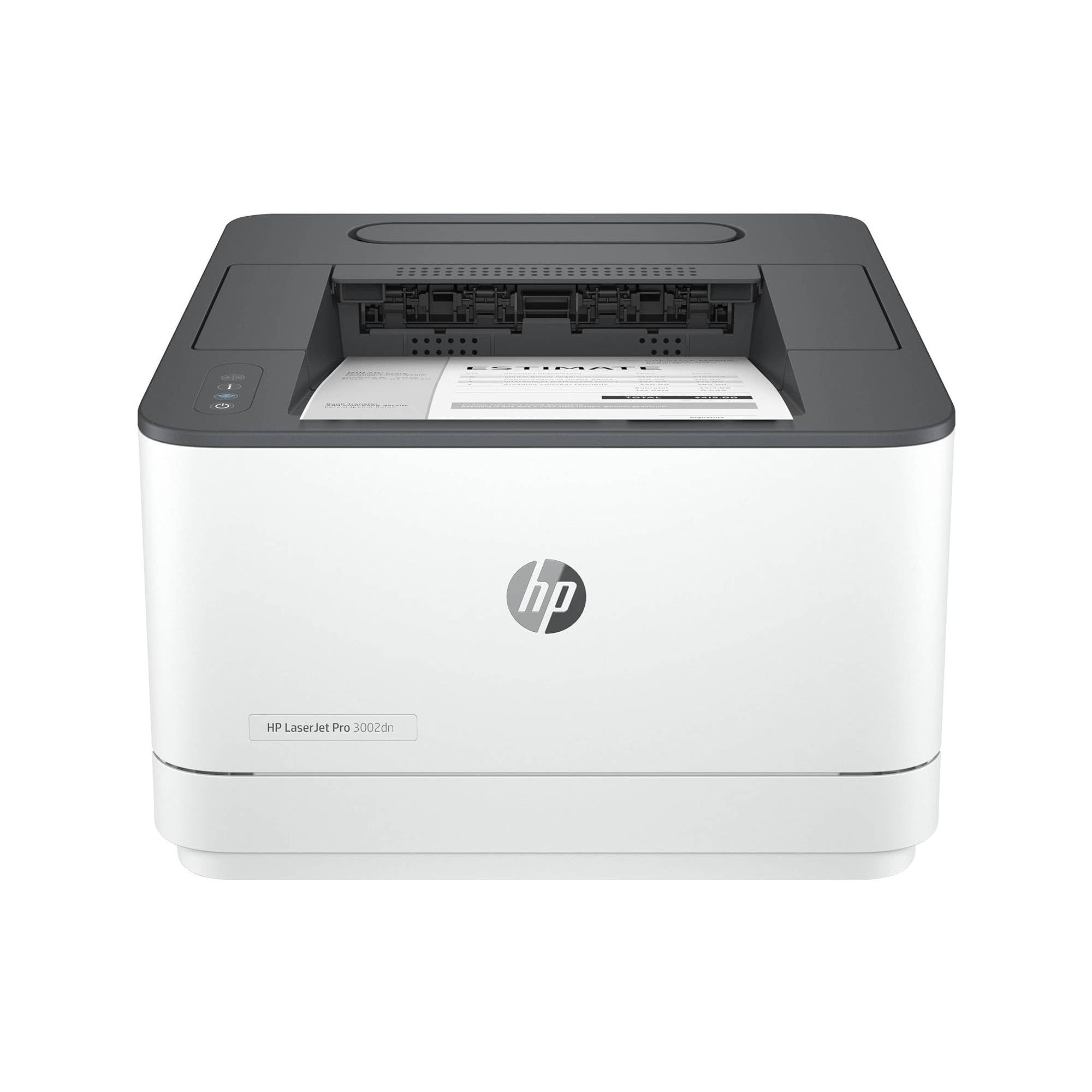 HP LaserJet Pro 3002dn, Impresora Láser A4 Monocromo, impresión a Doble Cara automática, 33 ppm, USB 2.0, Ethernet, Procesador 800 MHz, Memoria 256MB, Compatible Smart App, Blanca y Gris