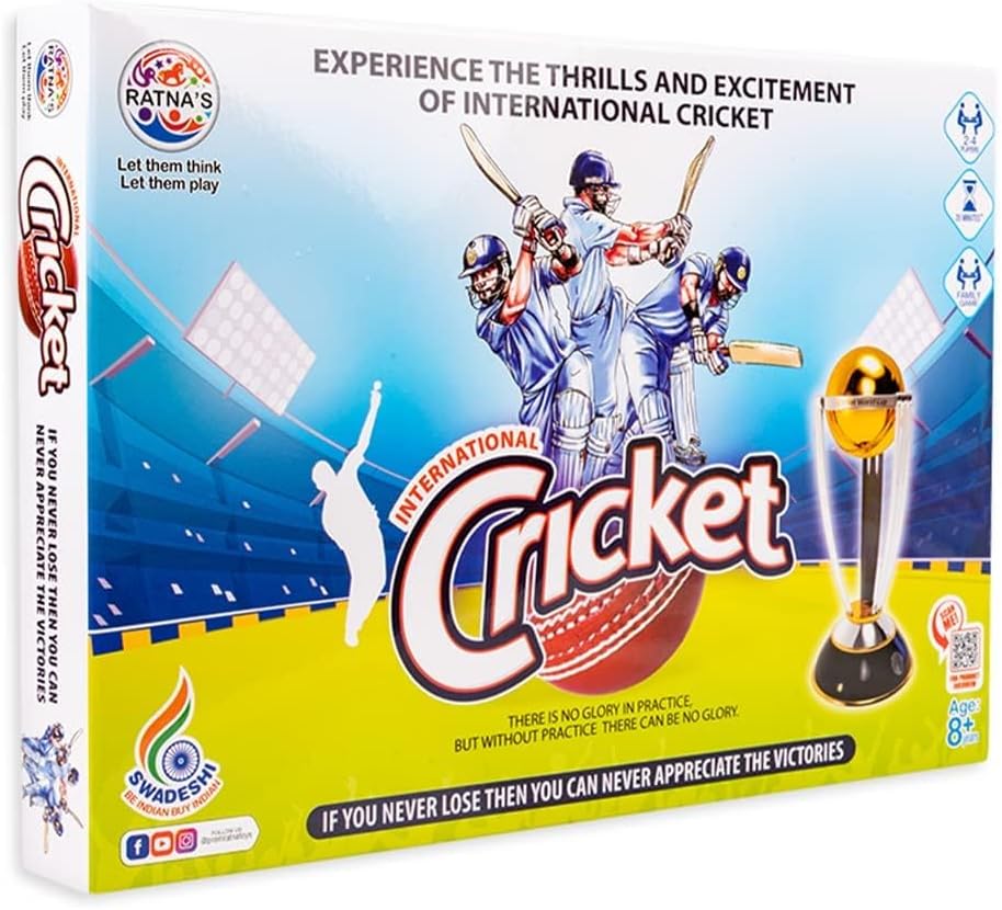 Buy International Cricket Floor Game Set Indoor Cricket Board Game
