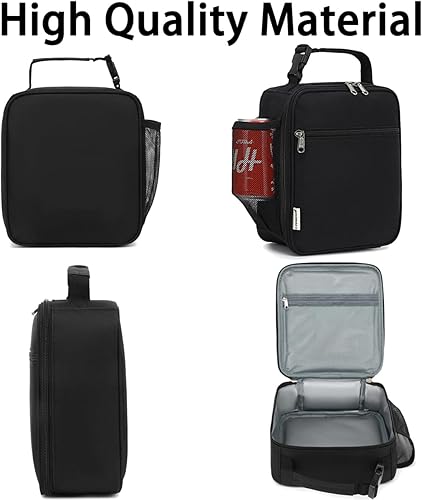 Miniatura 5 de Lonchera para niños, niñas, hombres y mujeres, kit de lonchera térmica pequeña y suave para la escuela, trabajo, picnic, viajes, lonchera portátil