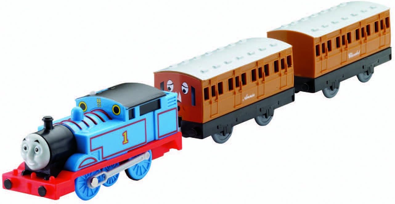 Thomas and Friends Trackmaster Thomas with Annie and Clarabel Amazon.co.uk Toys & Games