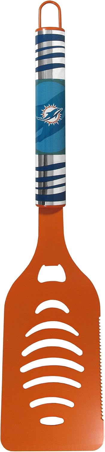 Siskiyou Sports NFL Miami Dolphins 3 pc Color BBQ Tool Set, Team Colors, One Size