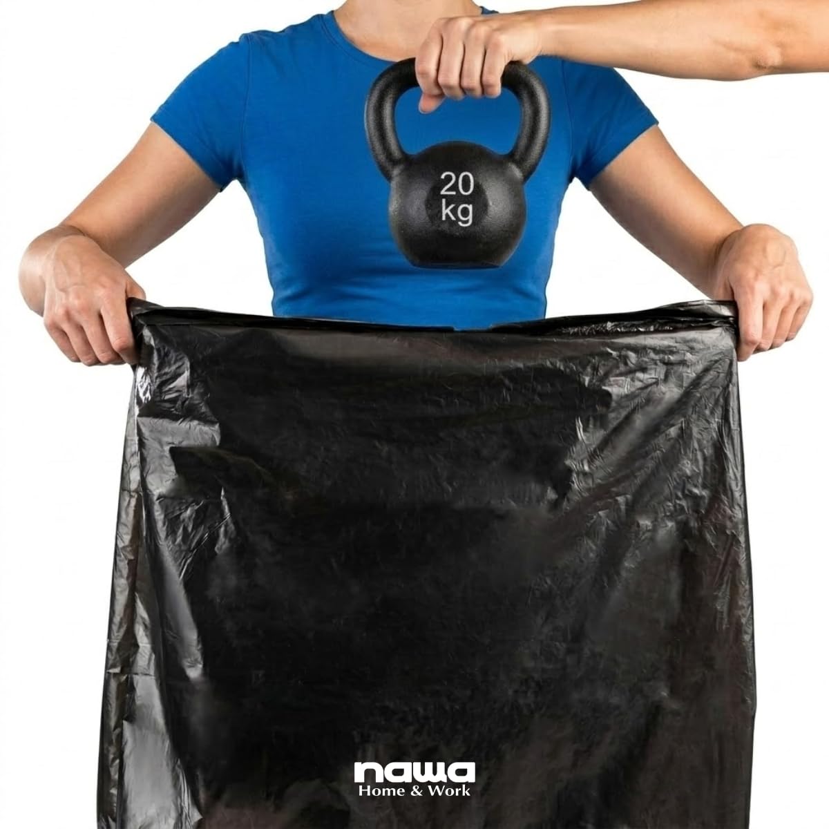 Bolsa basura 30l medidas 50x60cm | Pack 20 rollos de 25 uds. cada | 500 bolsas de basura 30l | Sacos de basura color negro