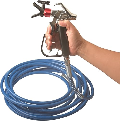 Miniatura 6 de GDHXW Kit de pistola pulverizadora de pintura sin aire G12-PRO con manguera de alta presión de 25 pies para la mayoría de pulverizadores de pintura