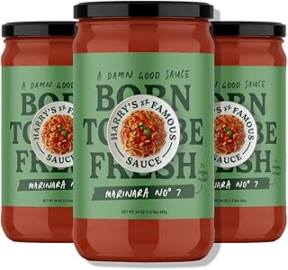 Harry's Famous Sauce Marinara No 7, 3-Pack, 24oz, Pasta Sauce, Gluten-Fr...