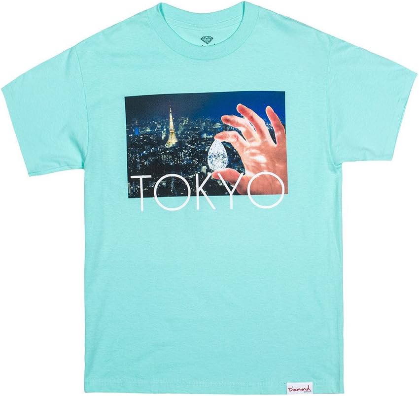 Diamond Supply Co Men Tokyo Life Tee (blue / diamond blue)