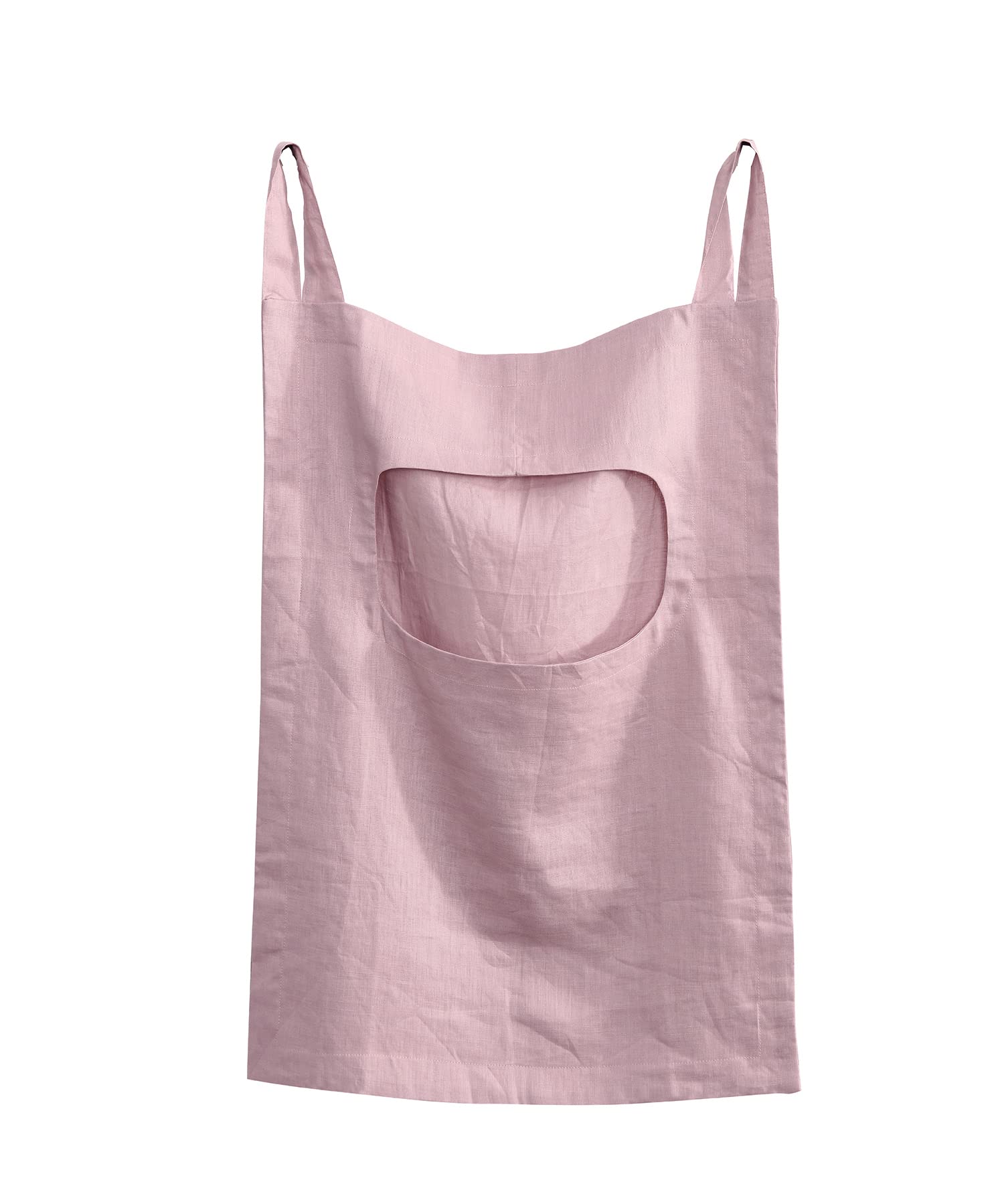 Organizador de ropa sucia Amazhiyu bolsa de lavandería de lino para colgar