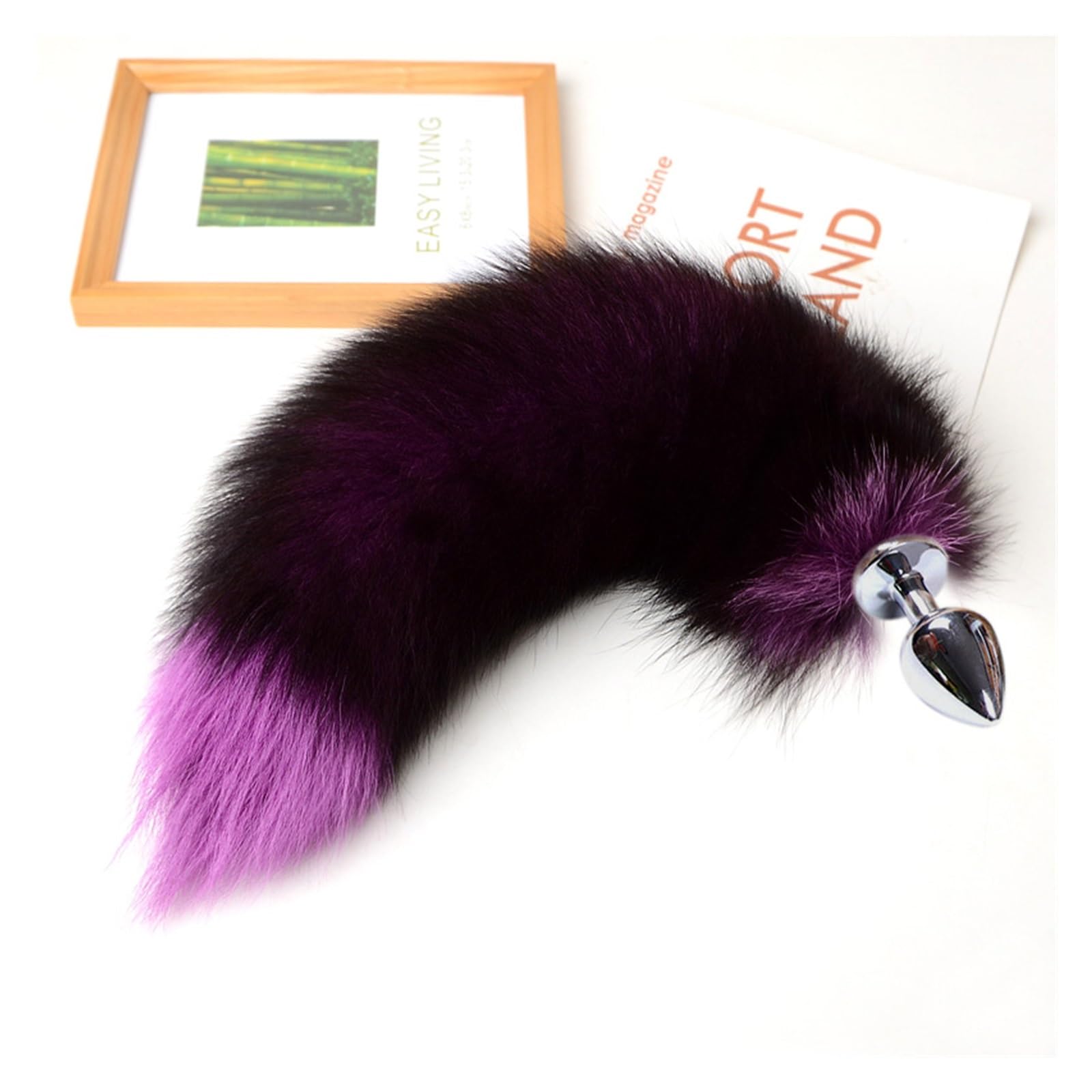 Fox Tails Anal Plug Metal Anal Sex Toys Butt Plug Sex Games Role Play Cosplay Toys Drop Shipping (Color : B, Size : S pug) — view 10