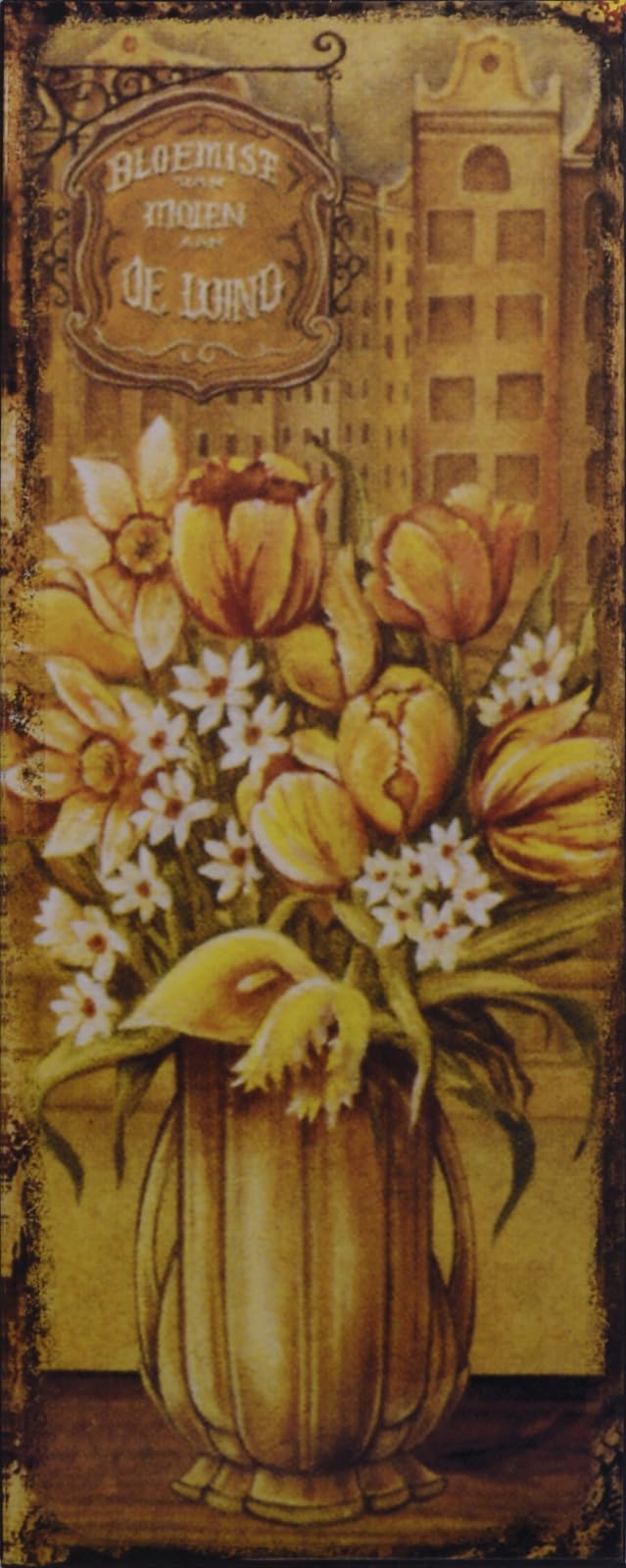 Cartel de chapa: 50 x 20 cm, réplica de diseño retro, decoración