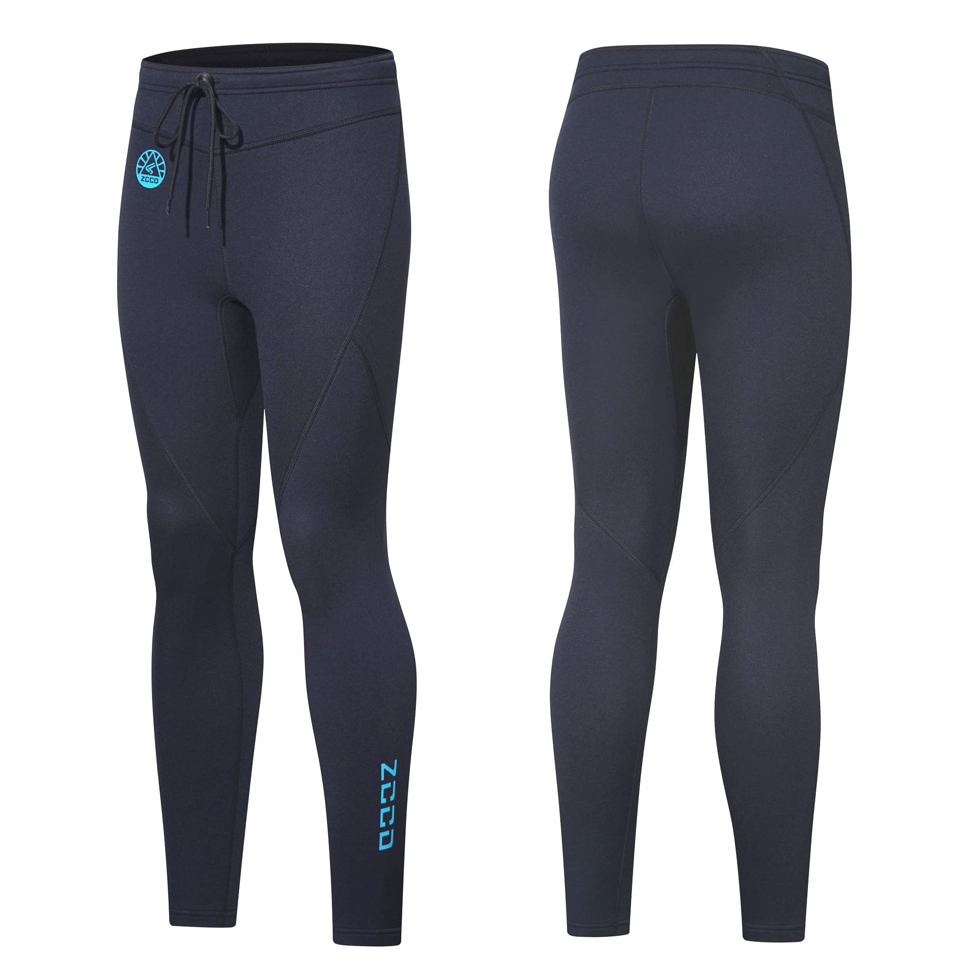 ZCCO Pantaloni in neoprene da uomo e da donna, pantaloni lunghi in neoprene da 1,5 mm/3mm, pantaloni da immersione per surf, kayak, nuoto, immersioni, canoa