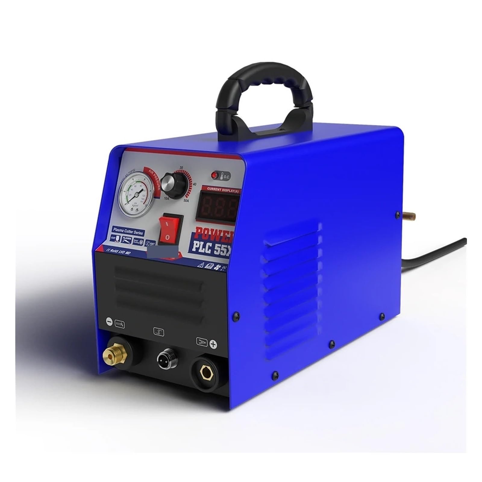Plasma Cutter, Plasmargon Plasma Cutter Cut 55X Air Cutting Machine CNC Low Frequenc IGBT Metal Machinery 55A for Beginners DIY