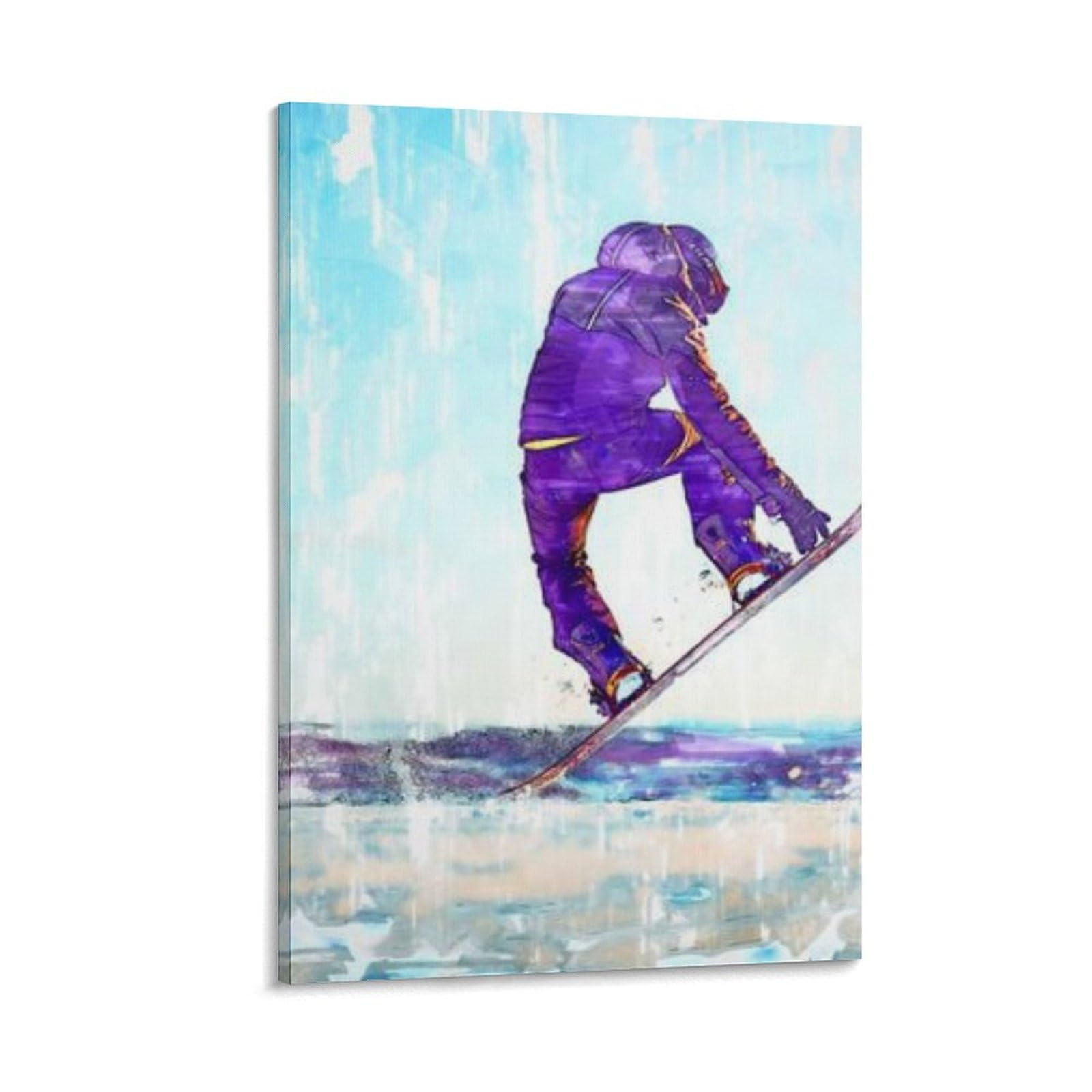 Amazon.co.jp: 抽象スノーボード スキー ポスター2 プリント