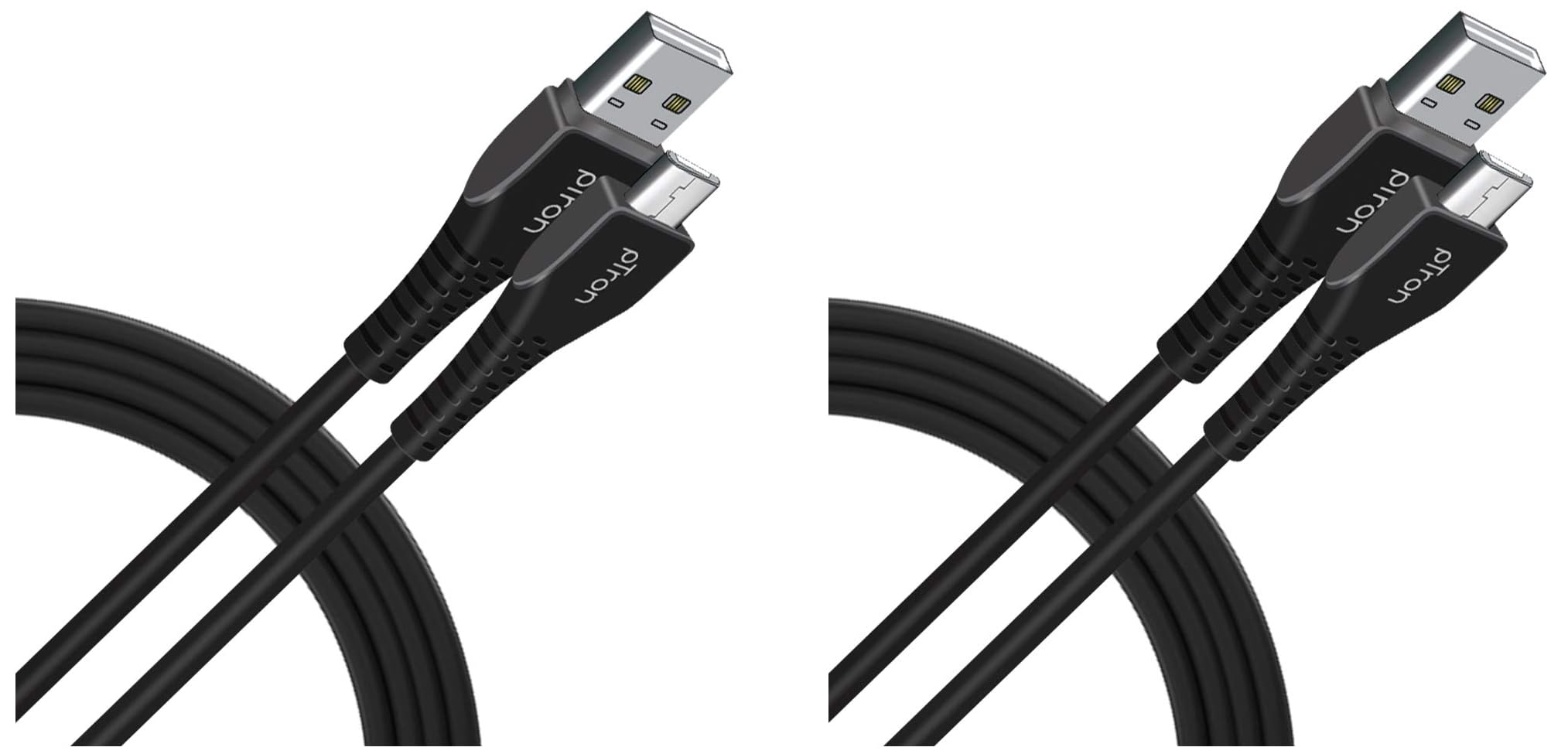 pTron USB-A to Micro USB 2.4A Fast Charging Cable Compatible with Android Phones/Tablets, 480mbps Data Transfer Speed, Made in India, Solero M241 Tangle-Free USB Cable (Round, 1M, Black) (Pack of 2) (B0CL43ZDSW) Amazon Price History, Amazon Price Tracker