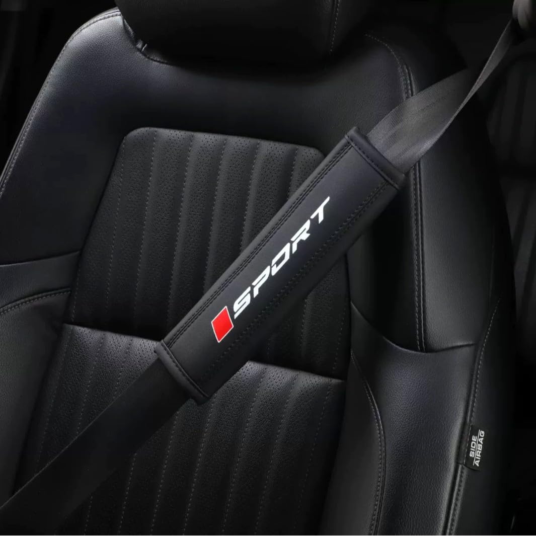 GEFDC 2 Pcs Seat Belt Pads for BMW 2 Series Active Tourer (U06) 2021-206, Seatbelt Cushion Soft Protector Car Shoulder Strap Cover Durable Comfort Pads Driving Accessory