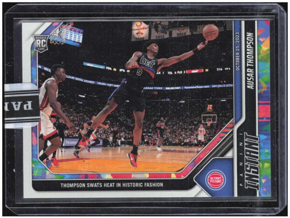 AUSAR THOMPSON RC SP 2023-24 Panini Instant VersiColor 4/5 ROOKIE #4 Pistons MT-MT+ Basketball
