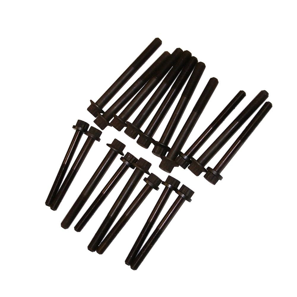 Set di bulloni per testa cilindri Ford Ranger Pickup e Mazda B2500 2.5TD - Acciaio al carbonio ad alta resistenza, trattato termicamente, resistente alla corrosione, sostituzione diretta per
