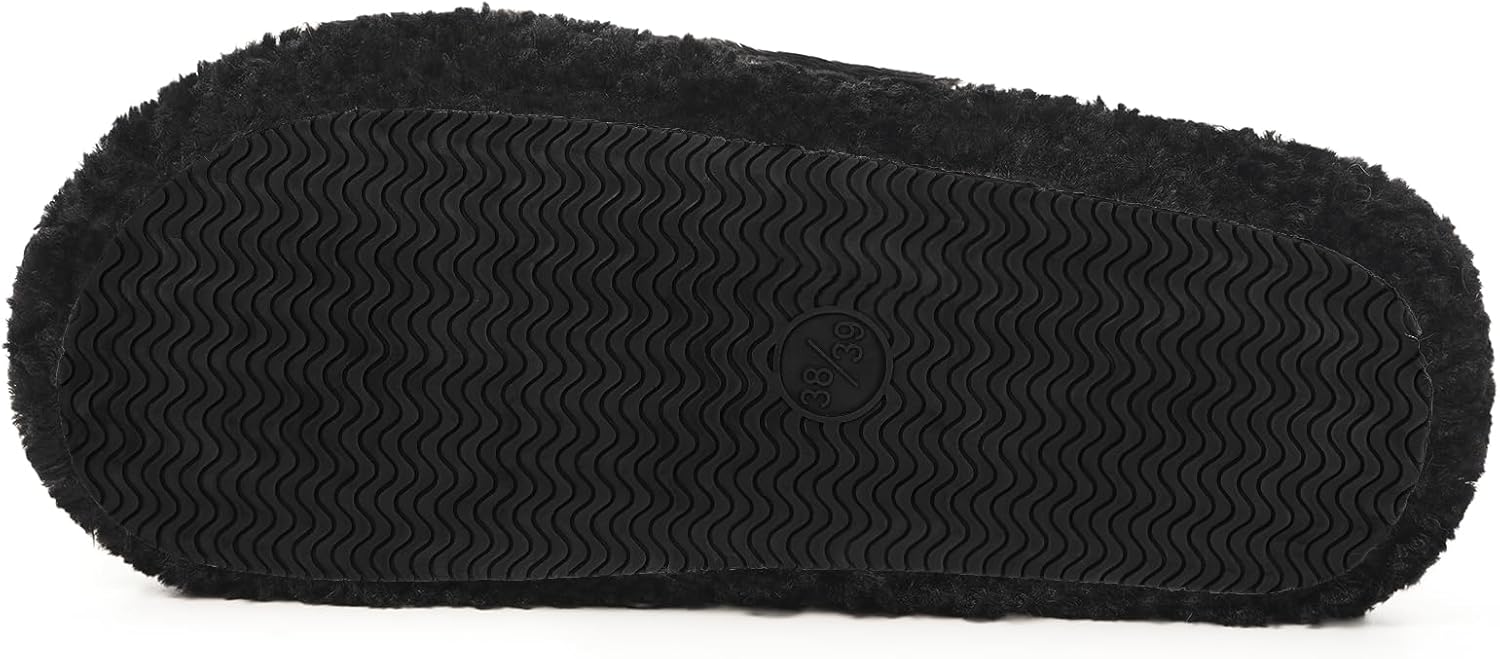 Dokela Women's Cozy Slippers Slip On Open Toe House Slippers for Women Indoor Arch Support Anti-slip Shoes Lightweight Winter House Bedroom Shoes - Image 5