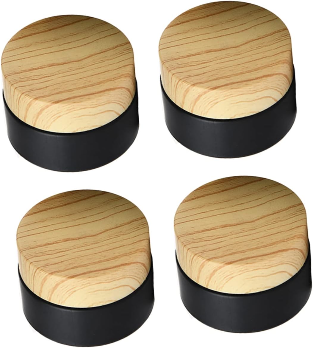 4pcs Small Glass Bottles for Cosmetics Lotion Perfume Portable Container Travel Refillable Jar Lids