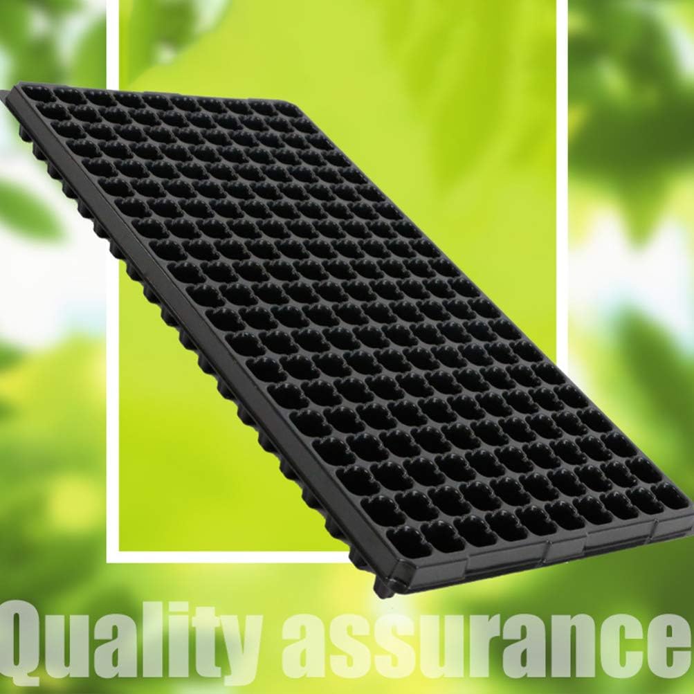 Hemoton Nursery Starter Tray: 10pcs Germination Plastic Tray Hydroponic Tray Plant Growing Trays Mini Propagator Plant Grow Kits for Planting Growing