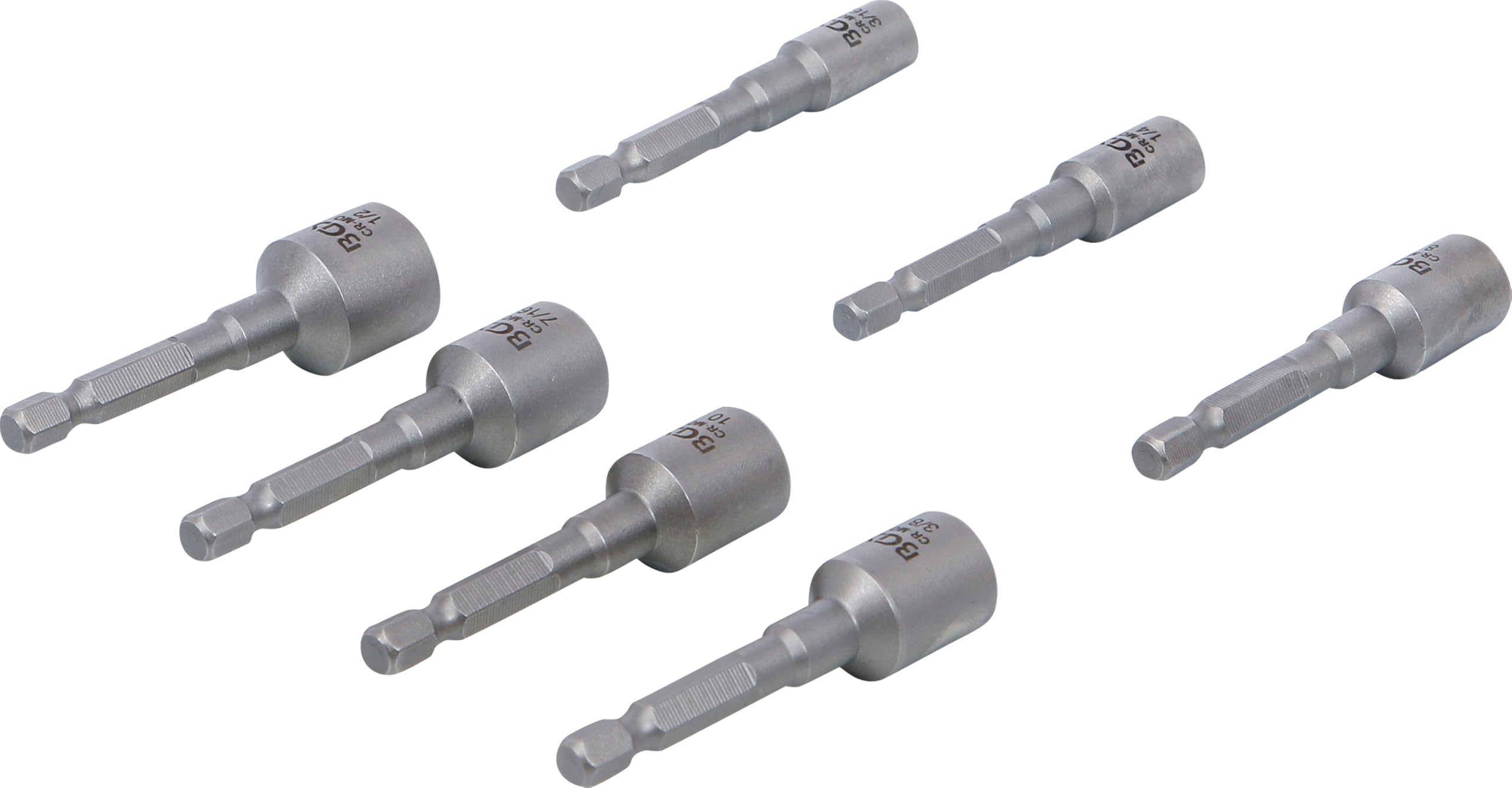 Image secondaire de Jeu d'Extracteurs de Vis et Écrous BGS 74562 - 7 Pièces pour Perceuses