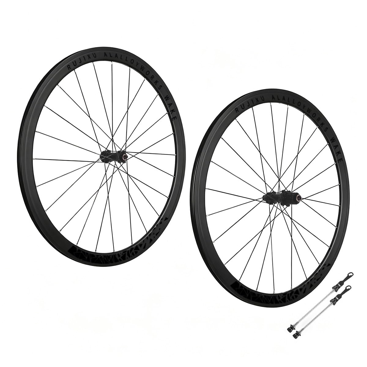 700C Set Di Ruote For Bici Da Strada Cerchio Freno A Disco Ruota Center Lock QR 9 * 100/10 * 135mm 36T Ratchet Mozzi For Cassetta 7-12 Velocità