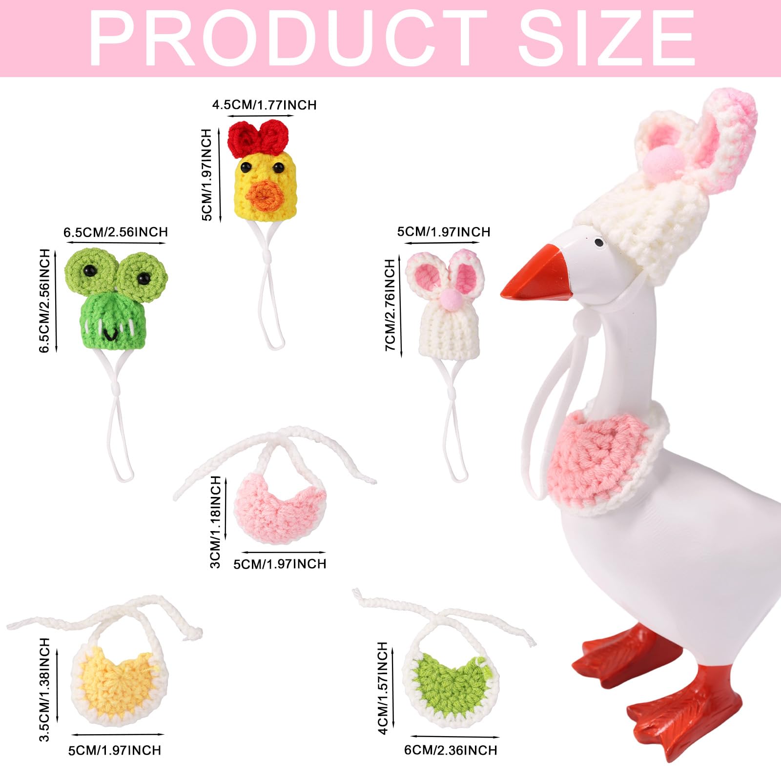 Sinbana 3 Sets of Desk Goose Outfits - Image 2